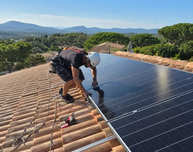 Installateur panneaux solaires Saint-Vincent-d'Olargues — pose photovoltaïque sur toiture